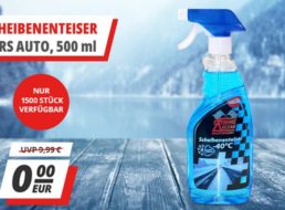 Gratis: Scheibenenteiser zur Bestellung ab 29,95 Euro geschenkt