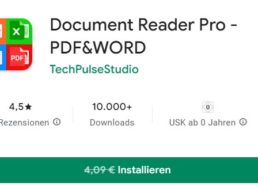Gratis: App “Document Reader Pro” zum Nulltarif