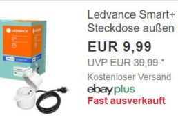 Ebay: Outdoor-Steckdose für 8,49 Euro