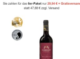 Weinboerse: Goldprämierter Rotwein für 29,94 Euro frei Haus im 6er-Pack
