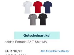 Adidas: T-Shirts für 13,56 Euro frei Haus via Ebay