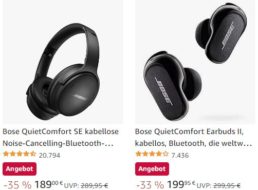 Amazon: Bose-Produkte mit Rabatt für wenige Tage