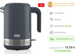 Dealclub: Wasserkocher von Breville für 19,99 Euro