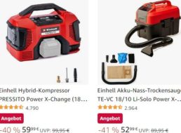 Amazon: Einhell-Werkzeuge mit Rabatt