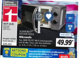 Lidl: Amerika-Woche mit gut getester Mikrowelle