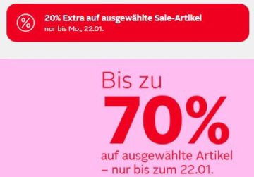 Otto 20 Prozent Rabatt auf reduzierte SaleArtikel Discountfan.de