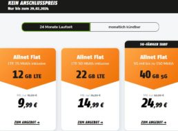 Klarmobil: Kein Anschlusspreis für LTE-Flats im Februar