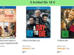 Amazon: 3 Blu-rays nach Wahl für 18 Euro