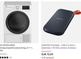 Ebay: Sandisk Portable mit 1 TByte für 61,33 Euro
