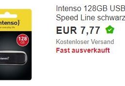 Ebay: Intenso Speed Line mit USB 3.2 für 7,77 Euro