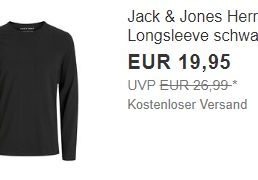 Jack & Jones: Longsleeve für 19,95 Euro via Ebay