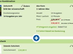 Bild der Wissenschaft: Jahresabo für 111,42 Euro mit Gutschein über 110 Euro