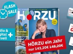 Hörzu: Jahresabo für 143,20 Euro mit Gutschein über 140 Euro