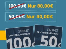 Jeans Direct: Gutscheine mit 20 Prozent Direktrabatt