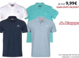 Kappa: Poloshirts für 9,99 Euro via Outlet46