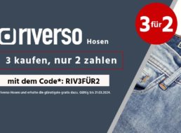 Riverso: Drei Hosen zum Preis von zweien via Jeans Direct