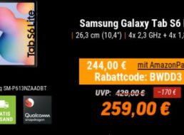 NBB: Galaxy Tab S6 Lite zum Bestpreis von 244 Euro