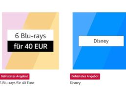 Amazon: 6 Blu-rays nach Wahl für 40 Euro