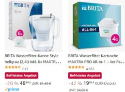 Brita Maxtra Pro: Viererpack Filterkartuschen ab 16,99 Euro