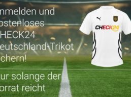 Gratis: Deutschland-Trikot von Check24 für Teilnahme am Tippspiel