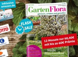 GartenFlora: Jahresabo für 60,40 Euro mit Gutschein über 60 Euro