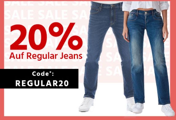 Jeans Direct: 20 Prozent Rabatt bis Sonntag