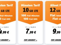 Klarmobil: LTE-Flats mit 100 Freiminuten ab 4,99 Euro