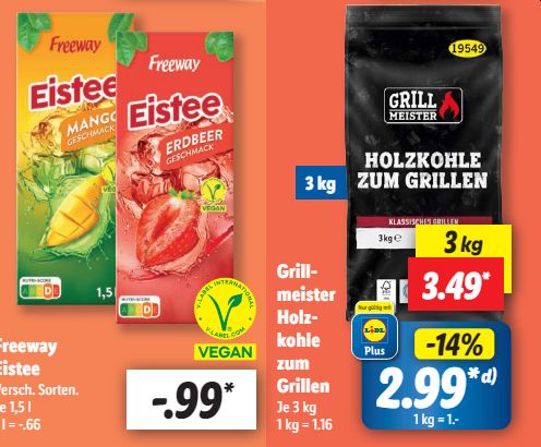 Lidl Plus: Grillkohle für 2,99 Euro