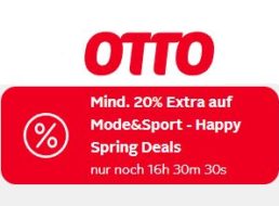 Otto: Mode-Rabatt von 20 Prozent bis Mitternacht