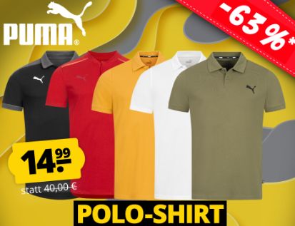 Puma: Polos für 14,99 Euro via Sportspar