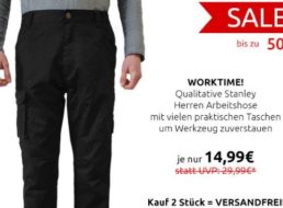 Outlet46: Stanley-Arbeitshose für 14,99 Euro