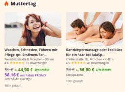 Muttertag: Gutscheine bei Groupon mit bis zu 25 Prozent Rabatt