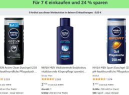 Nivea: 24 Prozent Rabatt beim Amazon-Kauf über 7 Euro