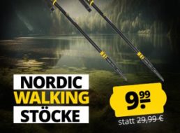 Sportspar: Nordic-Walking-Stöcke von “National Geographic” für 9,99 Euro