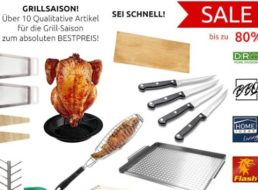 Outlet46: BBQ-Sale mit Steakmessern, Grillreiniger und mehr