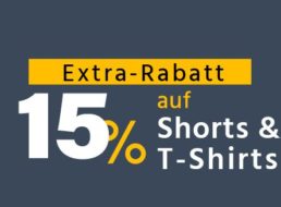 Jeans Direct: 15 Prozent Rabatt auf T-Shirts und Shorts