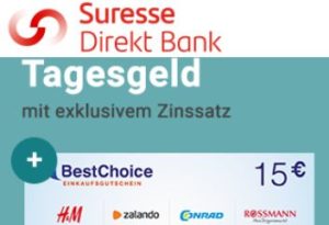 Bonus-Angebot: 3,8 Prozent aufs Tagesgeld und 15 Euro geschenkt