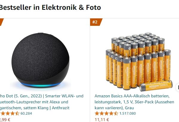 Amazon: Echo Dot für 22,99 Euro