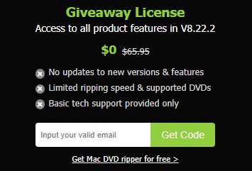 Gratis: "WinX DVD Ripper Platinum" zum Nulltarif