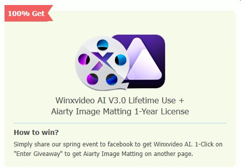 Gratis: "Winxvideo AI V3.0" für kurze Zeit zum Nulltarif