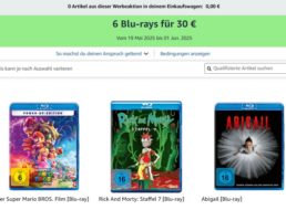 Amazon: Sechs Blu-rays nach Wahl für 30 Euro