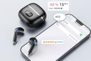 Amazon: Bluetooth-Kopfhörer mit ENC für 15,99 Euro