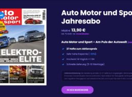 Auto Motor und Sport: Jahresabo für 13,90 statt 145,90 Euro