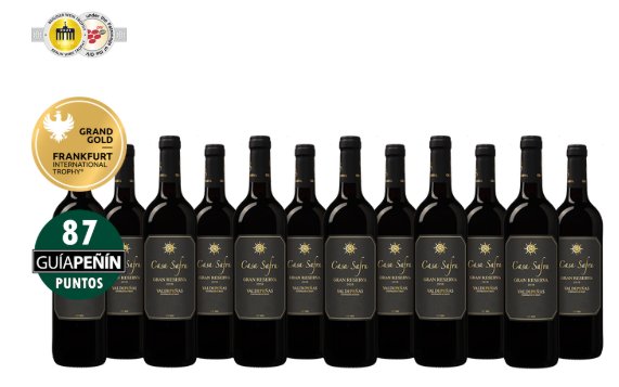 Weinboerse: Mehrfach goldprämierter "Casa Safra" von 2018 für 4,33 / Flasche