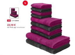 Otto: 10-teiliges Handtuchset für 22,19 Euro