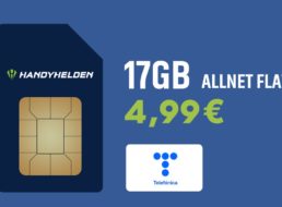 Handyhelden: 17 GByte 5G-Daten mit Telefonflat für 4,99 Euro