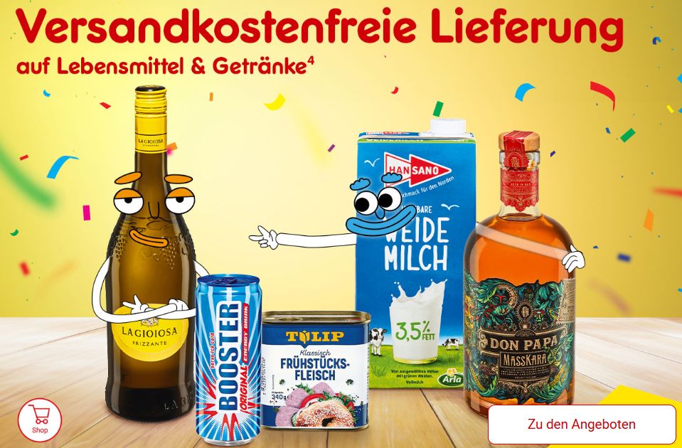 Netto Online: Gratis-Versand auf Lebensmittel bis Freitag