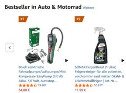 Bosch: Elektrische Fahrradpumpe für 54 Euro frei Haus
