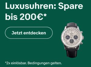 Ebay: Luxus-Artikel mit 20 Prozent Rabatt