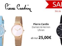 Pierre Cardin: Armbanduhren ab 25 Euro bei Outlet46